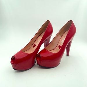 HANDMADE LEATHER WOMAN PLATFORM HEELS